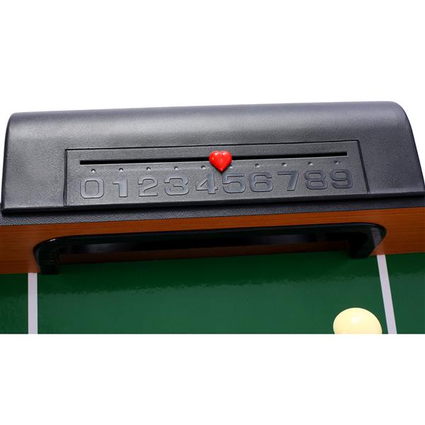 5-in-1 Multi-Game Table - Billiards, Push Hockey, Foosball, Ping Pong, and Basketball  brown /blue