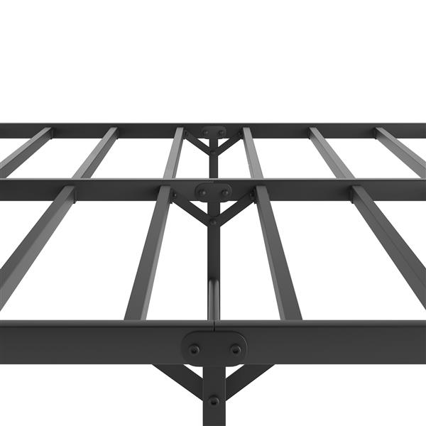 Metal Platform Bed frame ,Sturdy Metal Frame, No Box Spring Needed(King)