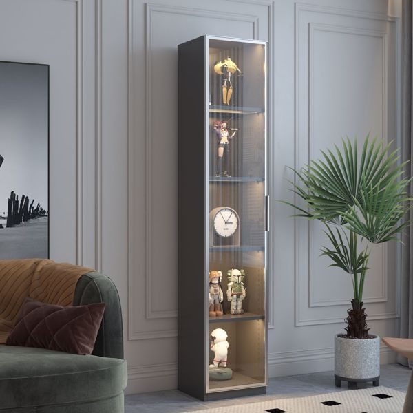 Single door display cabinet 