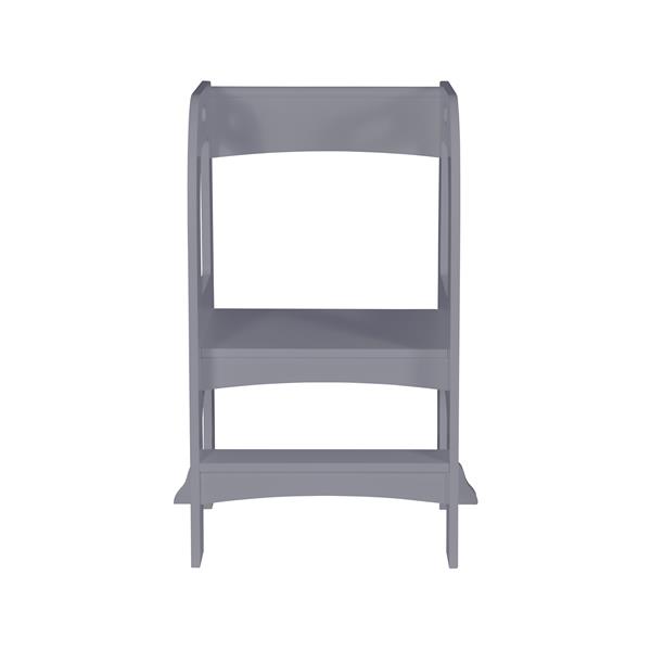 Child Standing Tower, Step Stools for Kids, Toddler Step Stool for Kitchen Counter,Gray