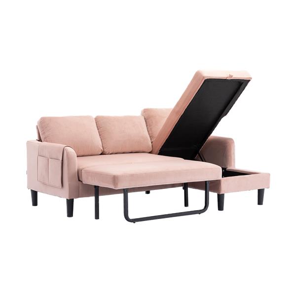 Sectional Sofa Reversible Sectional Sleeper Sectional Sofa with Storage Chaise