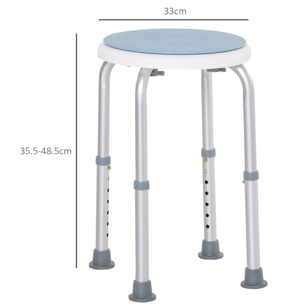 360° Swivel Seat Bath Shower Stool 