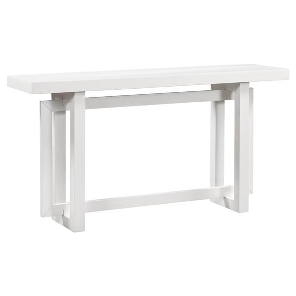 Contemporary Console Table with Wood Top, Extra Long Entryway Table for Entryway, Hallway, Living Room, Foyer, Corridor