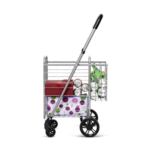 Convenient foldable shopping cart