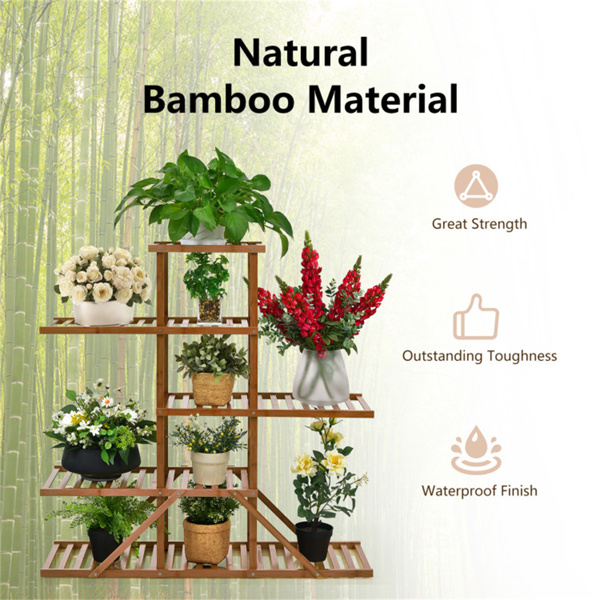 Bamboo Plant Stand 