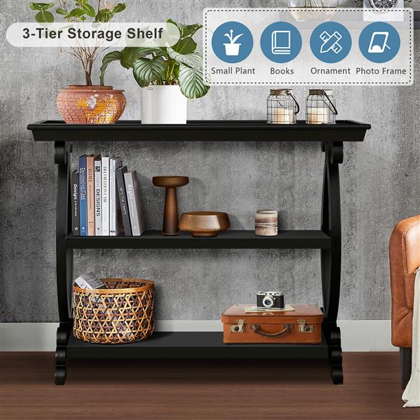 Console Table For Living Room,Kitchen,Entyway(Black)