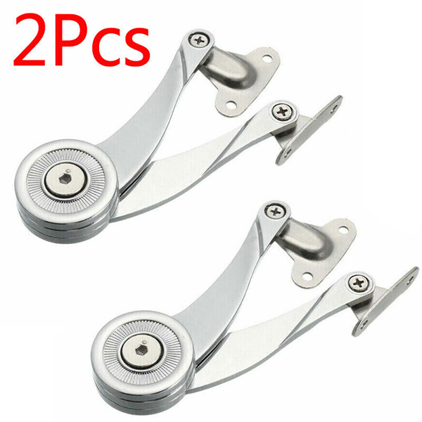 2X Kitchen Cabinet Cupboard Door Lift Up Strut Lid Flap Stay Support Hinge Tool