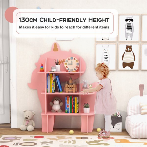 Open storage rack in pink 