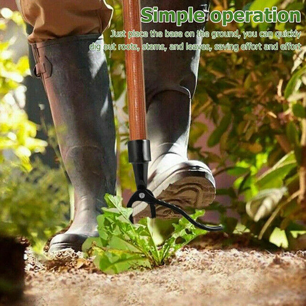 Foot-operated Weeder Outdoor Stand Up Weed Puller Claw Weeder Root  Remover Tool