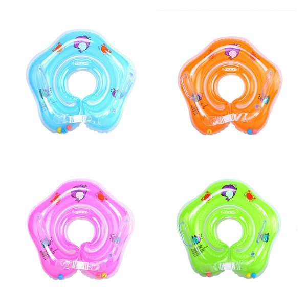 Toddler Newborn Inflatable Baby Swimming Collar Toys Float Safety Aid Toys