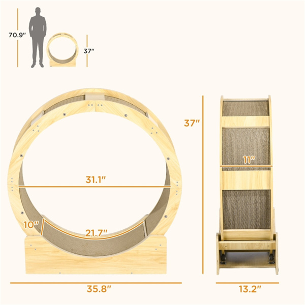 Cat Running Wheel /Cat Scratching Board 