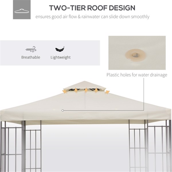 Gazebo Replacement Canopy -AS ( Amazon Shipping)（Prohibited by WalMart）