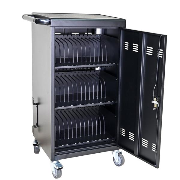 Mobile Charging Cart and Cabinet for Tablets Laptops 45-Device