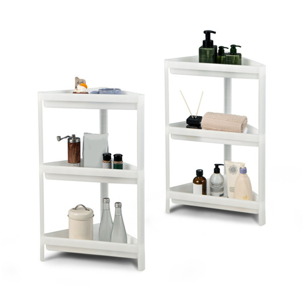 2-piece corner bathroom rack