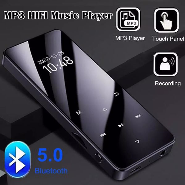 Bluetooth MP3 Player HiFi Bass Music Player HD FM Radio Alarm Support 128GB