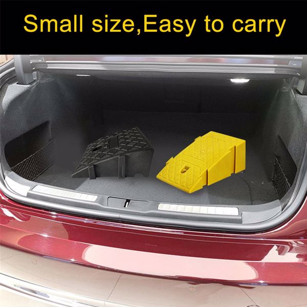 2pcs Kerb Curb Ramps Threshold Assemblable Module for Caravan Driveway RV Garage