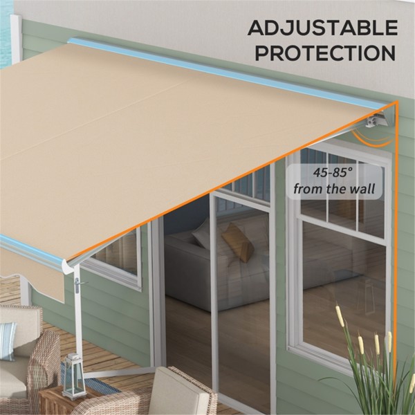 Electric Awning  /Patio Retractable Awning  -AS ( Amazon Shipping)（Prohibited by WalMart）