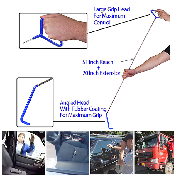 Truck fifth wheel hook 23 pieces of car maintenance tools, car roadside emergency airbag tools, remote hook tools, remote capture device, air wedge pump, non-destructive wedge and handbag, auto parts,