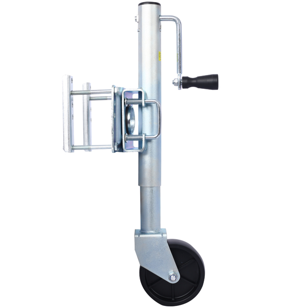 Trailer Jack, Boat Trailer Jack 32.8 in, Bolt-on Trailer Tongue Jack Weight Capacity 1000 lb, with PP Wheels and Handle for Lifting RV Trailer, Horse Trailer, Utility Trailer, Yacht Trailer 