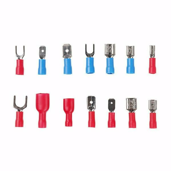 1300 ASSORTED INSULATED ELECTRICAL WIRE TERMINALS CRIMP CONNECTORS SPADE SET UK