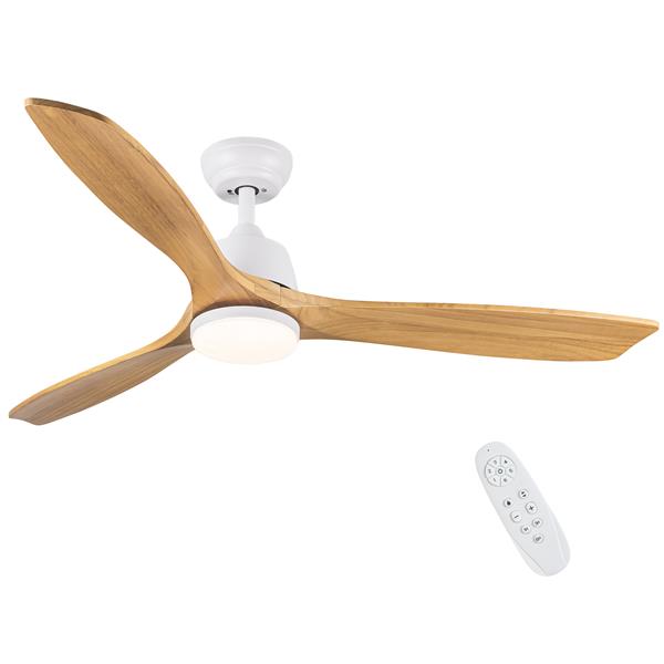 52 In.Intergrated LED Ceiling Fan Lighting with Remote Control