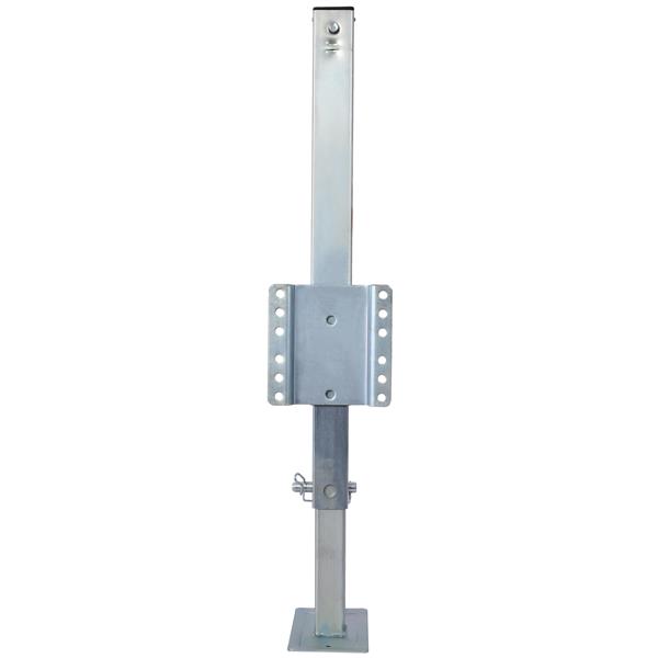 Heavy Duty Trailer Jack, Fixed Mount Jack w/Drop Leg, 28.6 in. of Lift, Max Load 2,500 Lbs