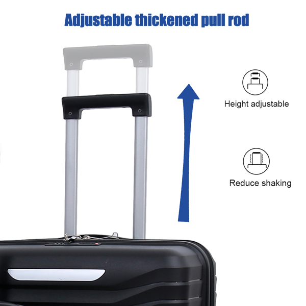 Hardside Luggage Sets 3 Pieces, Expandable Luggages Spinner Suitcase with TSA Lock Lightweight Carry on Luggage 19inch 23inch 27inch