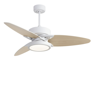 Light Pro 52 in. LED Indoor White Smart Ceiling Fan with Remote Control [Unable to ship on weekends, please note that]