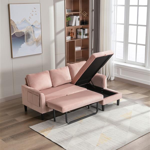 Sectional Sofa Reversible Sectional Sleeper Sectional Sofa with Storage Chaise