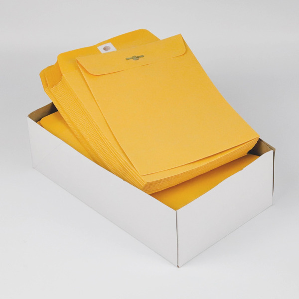 Envelope, 100 pieces per box, 6 "x 9", yellow kraft paper, yellow envelope, document envelope, kraft paper envelope, sealed envelope,(No shipments on weekends, banned from Amazon)