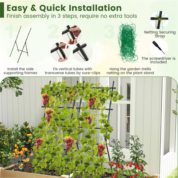 74 inch plant rack cucumber mesh rack