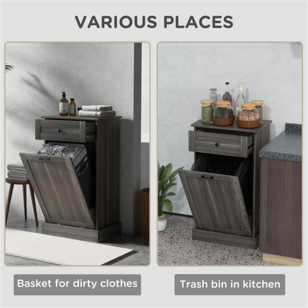 Kitchen Cabinet/Kitchen Hidden Bin Cabinet 