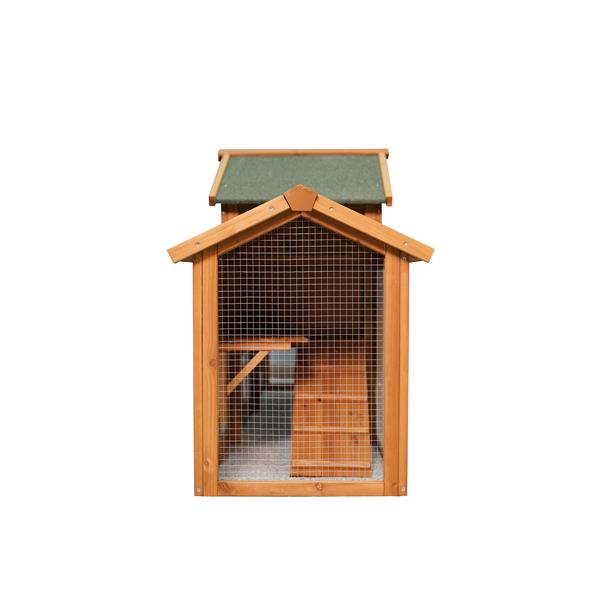 79.5" Extra Large Bunny Cage with 2 Runs House Small Animal Habitats for Guinea Pigs Hamster Removable Tray Two Tier Waterproof Roof Pet Supplies Cottage Poultry Pen Enclosure