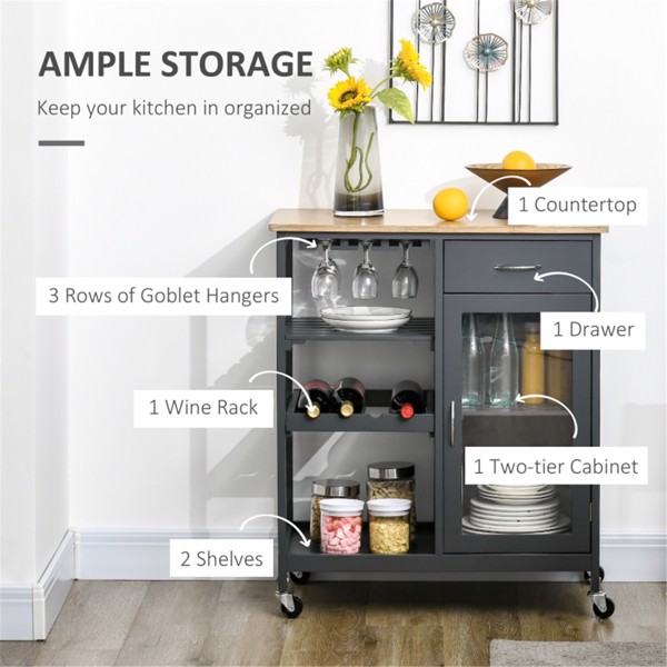 Kitchen Sideboard/ Storage cabinet/Coffee Bar Cabinet ( Amazon Shipping)（Prohibited by WalMart）