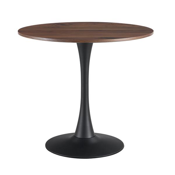 TULIP DINING TABLE ,ROUND, 80cm Nature Wood, 1pc per ctn