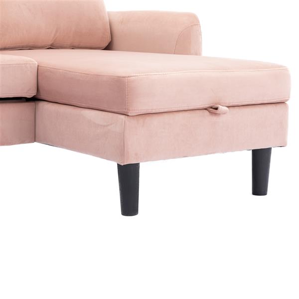 Sectional Sofa Reversible Sectional Sleeper Sectional Sofa with Storage Chaise