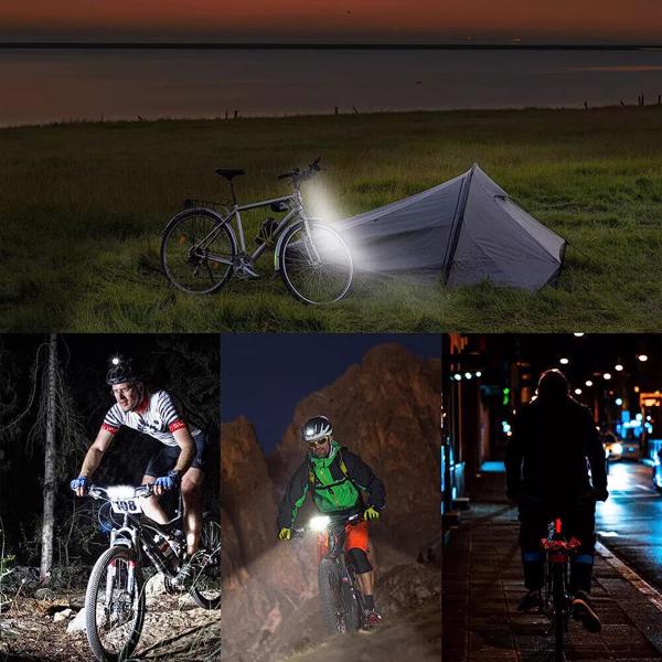 Waterproof Super Bright LED Bike Light USB Rechargeable Bicycle Front Headlight