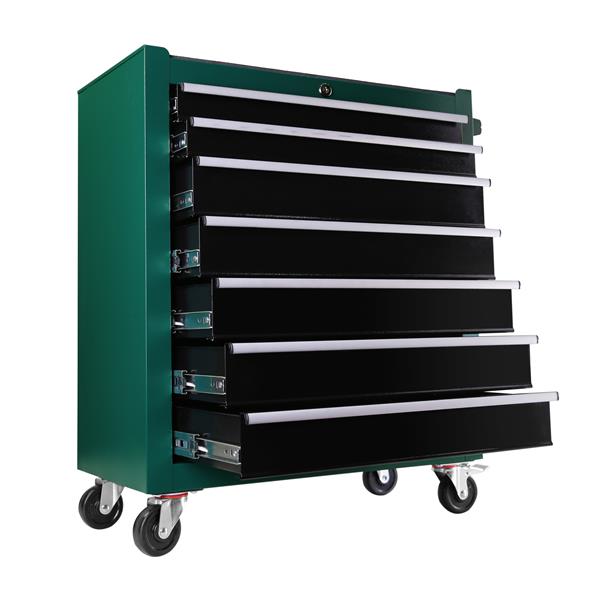 7-Drawer Rolling Tool Cart, Rolling Tool Box on Wheels, Lockable Home Repair Tool Storage Organizer, Tool Chest Cabinet for Mechanic, Garage