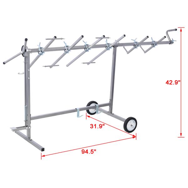 Auto Paint Stand Panel Hood Hanger Spray Rack Paint Rack, 360º Rotating Paint Rack Auto Paint Stand Panel Hood Hanger for Car Bumpers