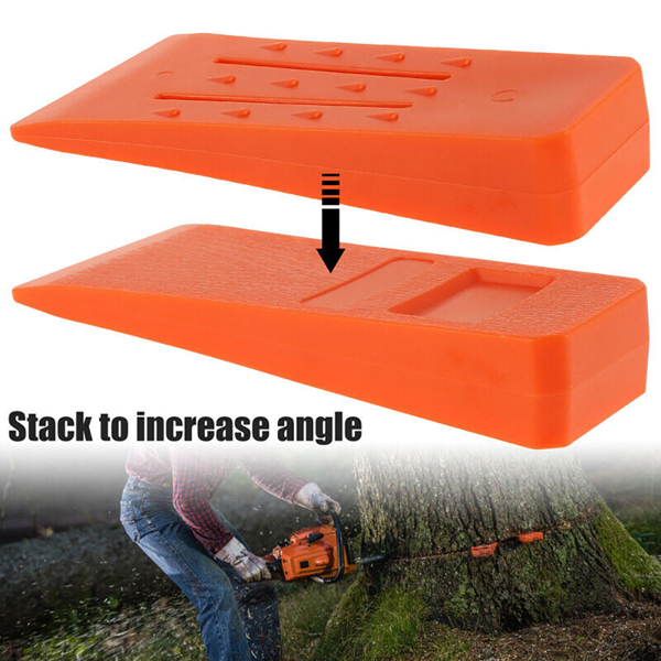 3Pcs Plastic Tree Felling Wedges Logging Cutting Cleaving Chainsaw Wedge Tool