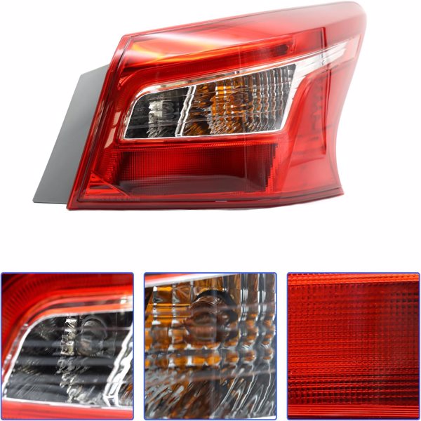 Tail Light Assembly Fit for Nissan Sentra 2016 2017 2018 LED Tail Light Brake Lamp Assembly Outer Right Passenger Side 265503YU0A NI2805108