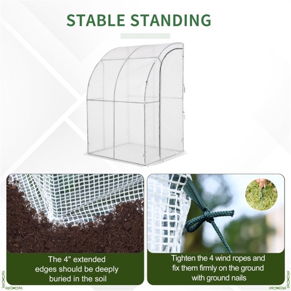 Mini Walk-in Greenhouse ( Amazon Shipping)（Prohibited by WalMart）