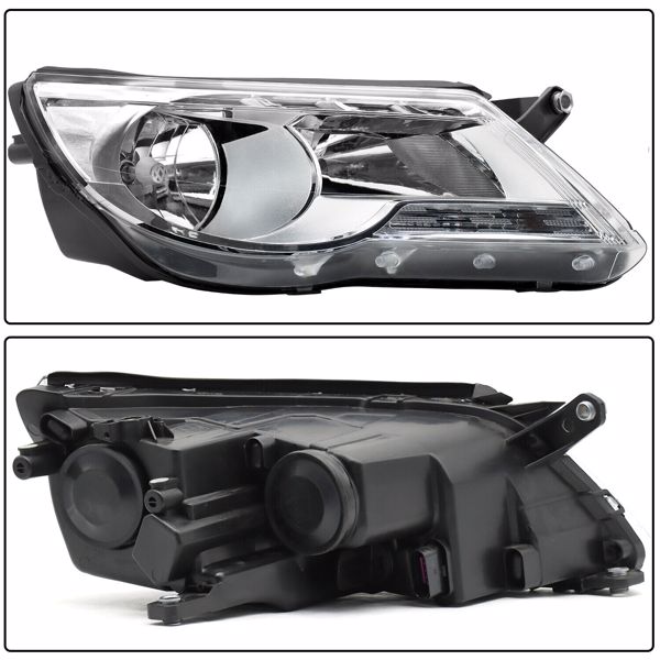 For 2009-2011 Volkswagen Tiguan SUV Headlight Headlamp Halogen Passenger Side