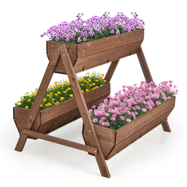 44" Wooden elevated garden bed