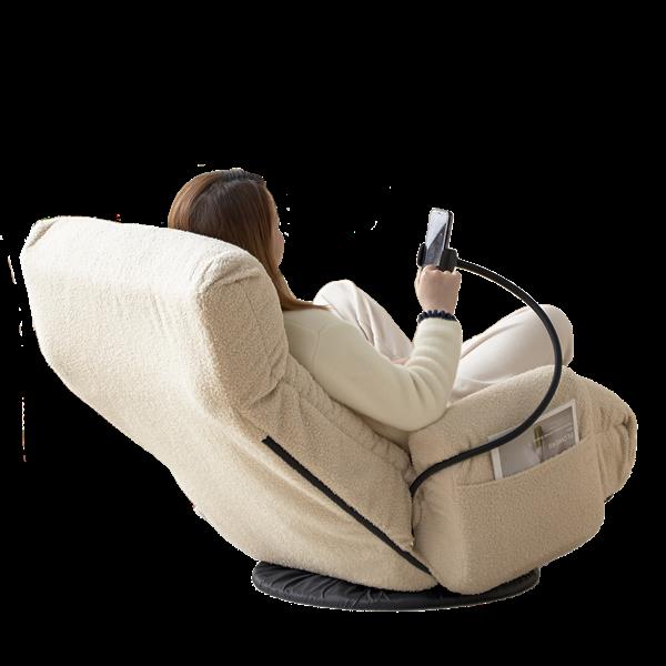 Adjustable head and waist, game chair, lounge chair in the living room, 360 degree rotatable sofa chair,Rotatable seat Leisure Chair deck chair