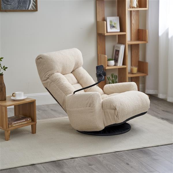 Adjustable head and waist, game chair, lounge chair in the living room, 360 degree rotatable sofa chair,Rotatable seat Leisure Chair deck chair