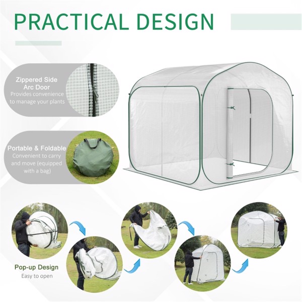 Mini Walk-in Greenhouse ( Amazon Shipping)（Prohibited by WalMart）