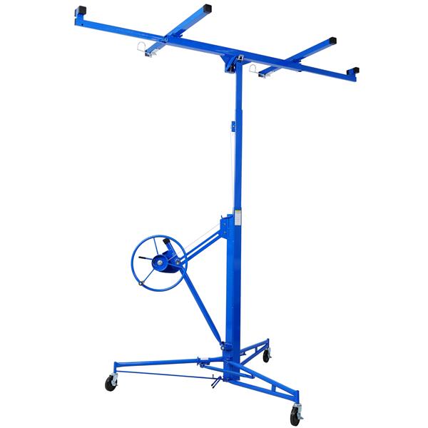 Drywall Lift Panel 11' Lift Drywall Panel Hoist Jack Lifter,BLUE