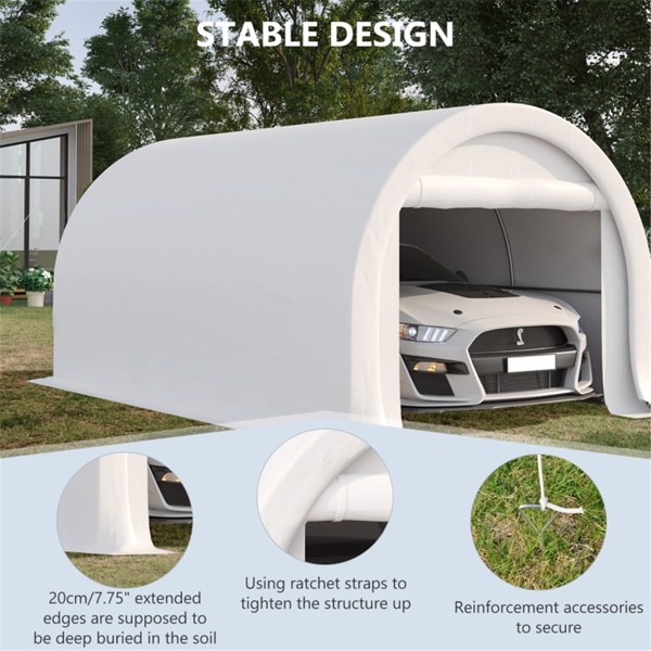 Carport /PE Canopy Cover  -AS ( Amazon Shipping)（Prohibited by WalMart）