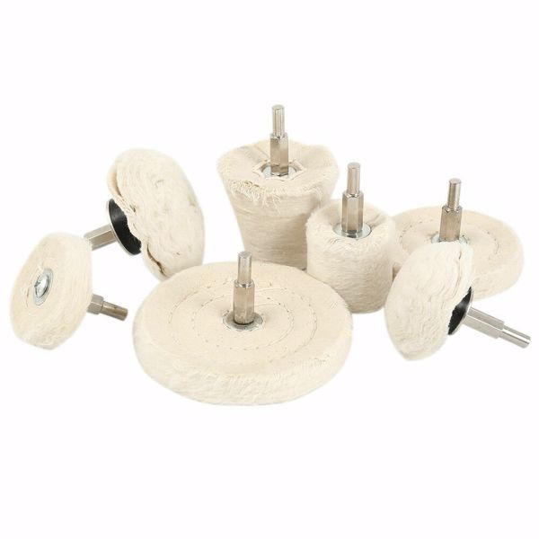 Polishing Buffing Pads Mop Wheel Buffer Pad Drill Kit for Car Polisher 7Pcs Set